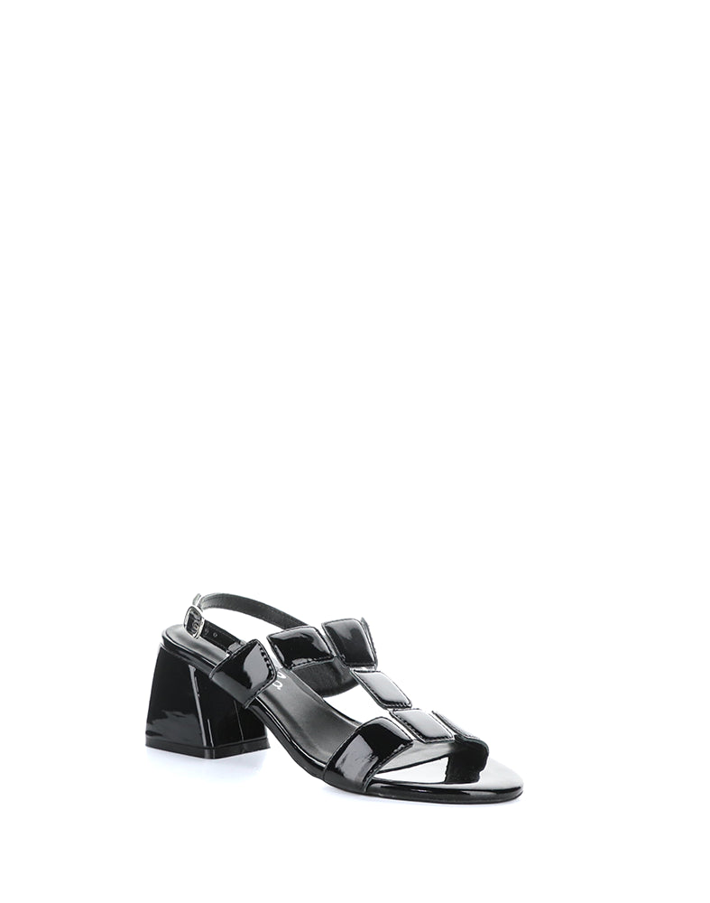 GLOW BLACK PATENT PU