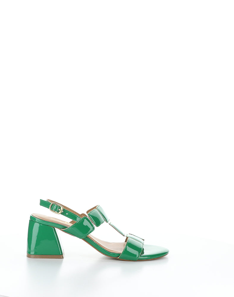 GLOW EMERALD PATENT PU