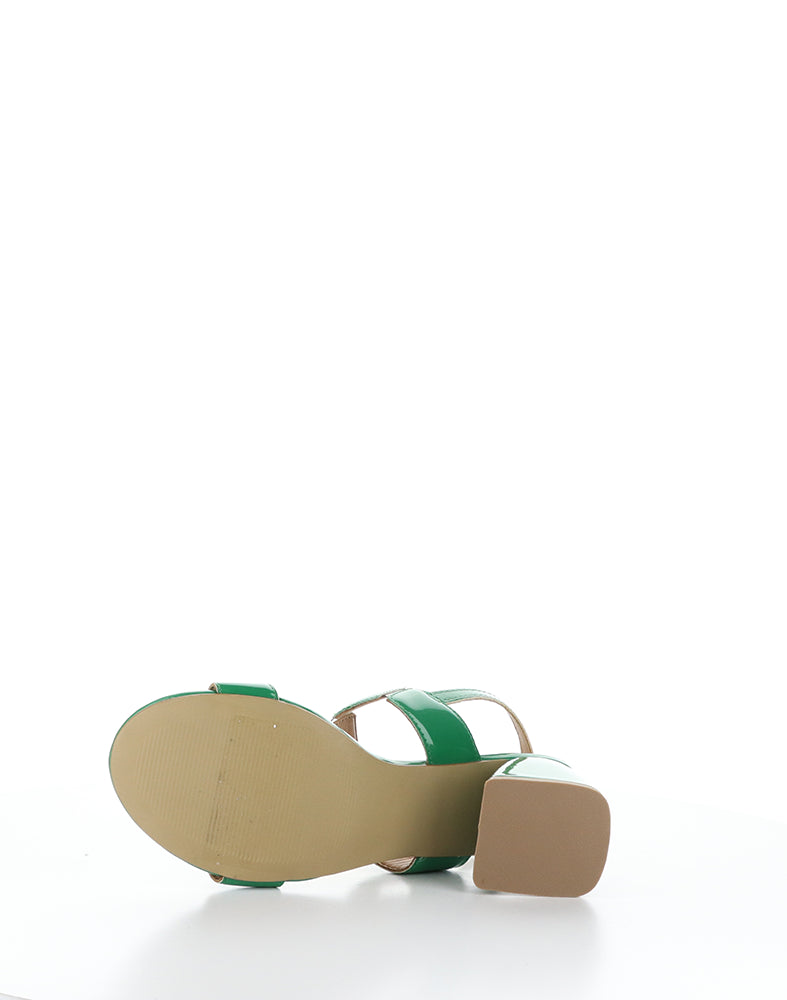 GLOW EMERALD PATENT PU