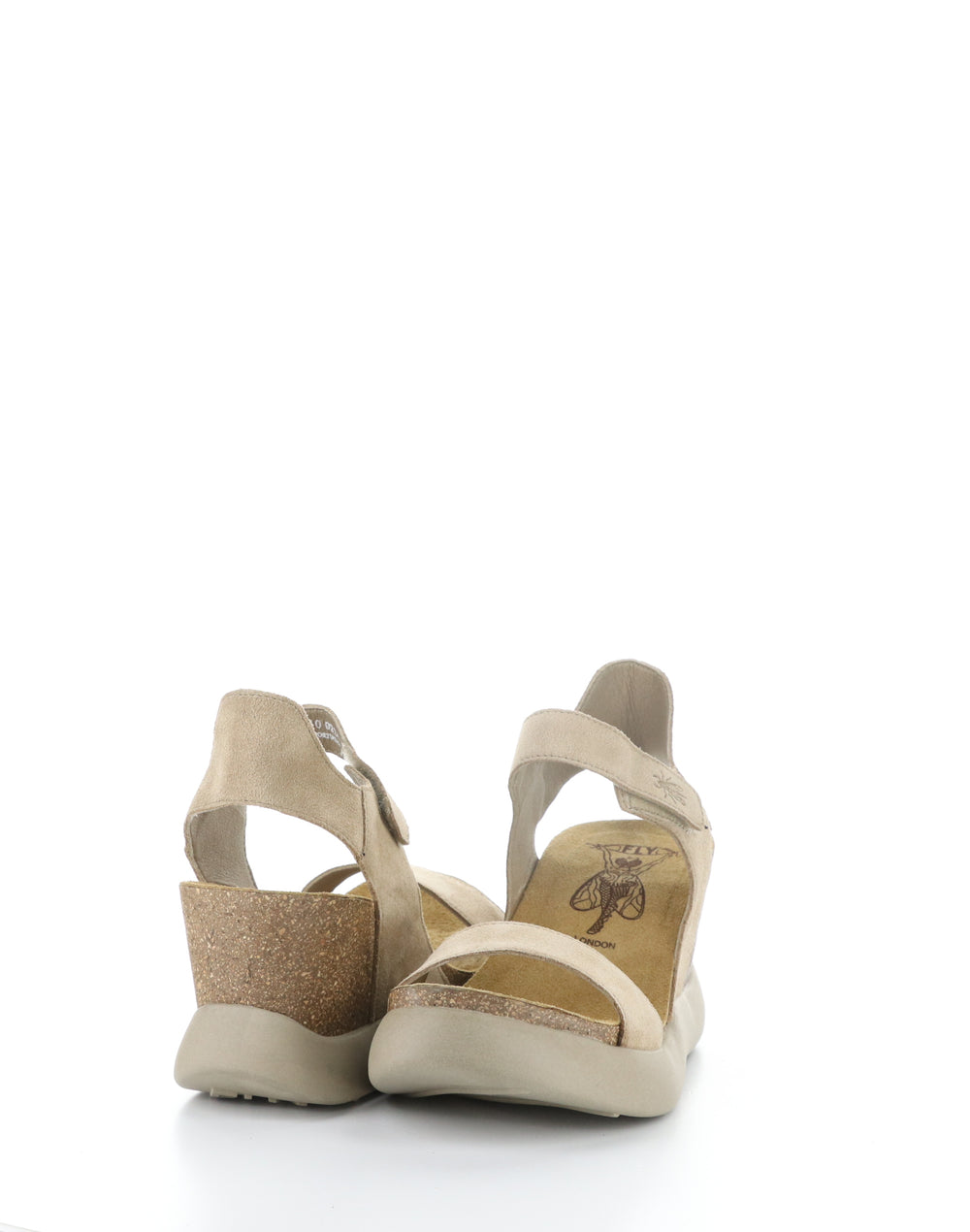 GOGO967FLY 010 TAUPE Velcro Sandals