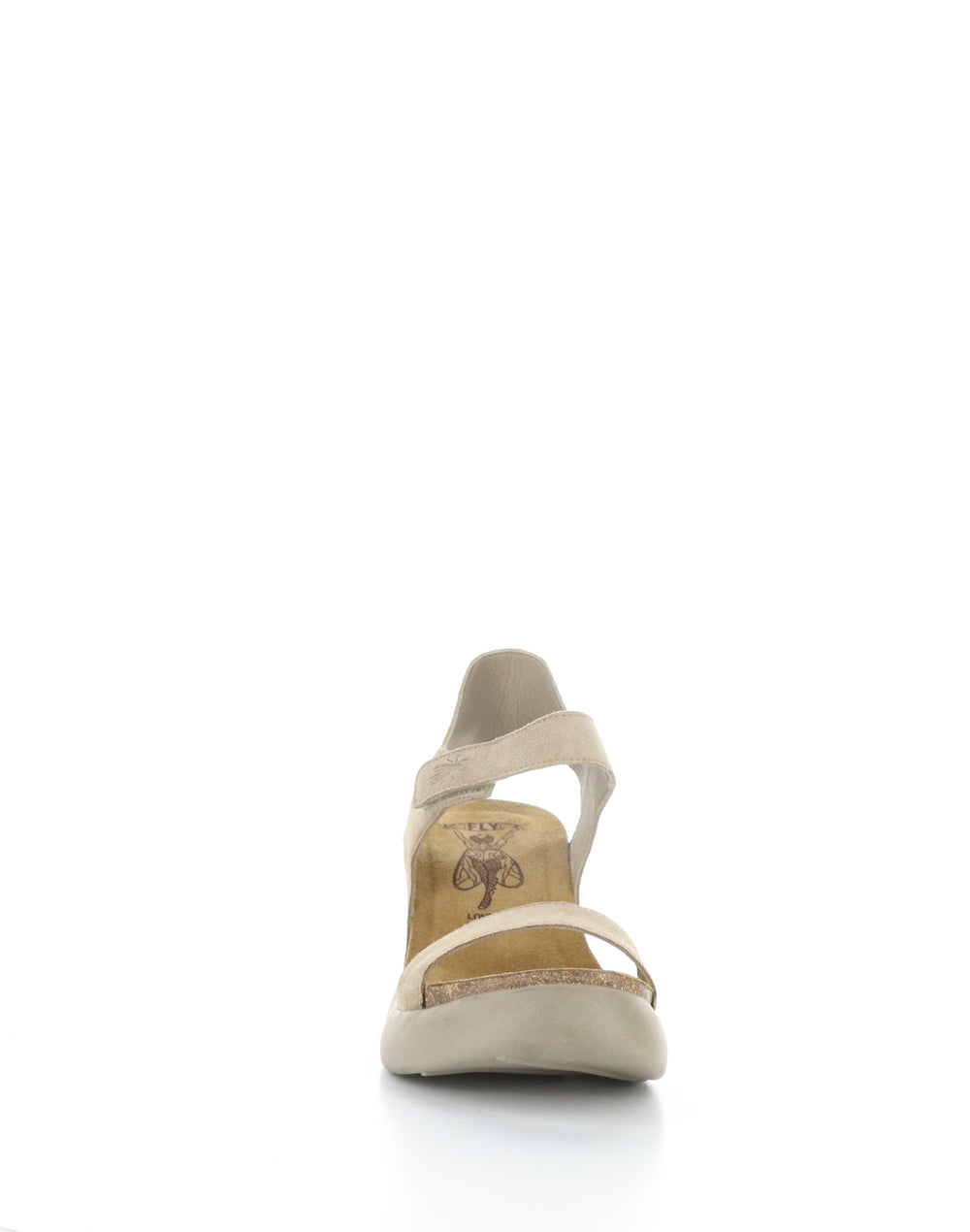 GOGO967FLY 010 TAUPE Velcro Sandals