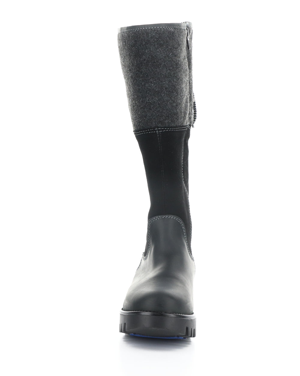 Goose Prima Black/Black Round Toe Boots
