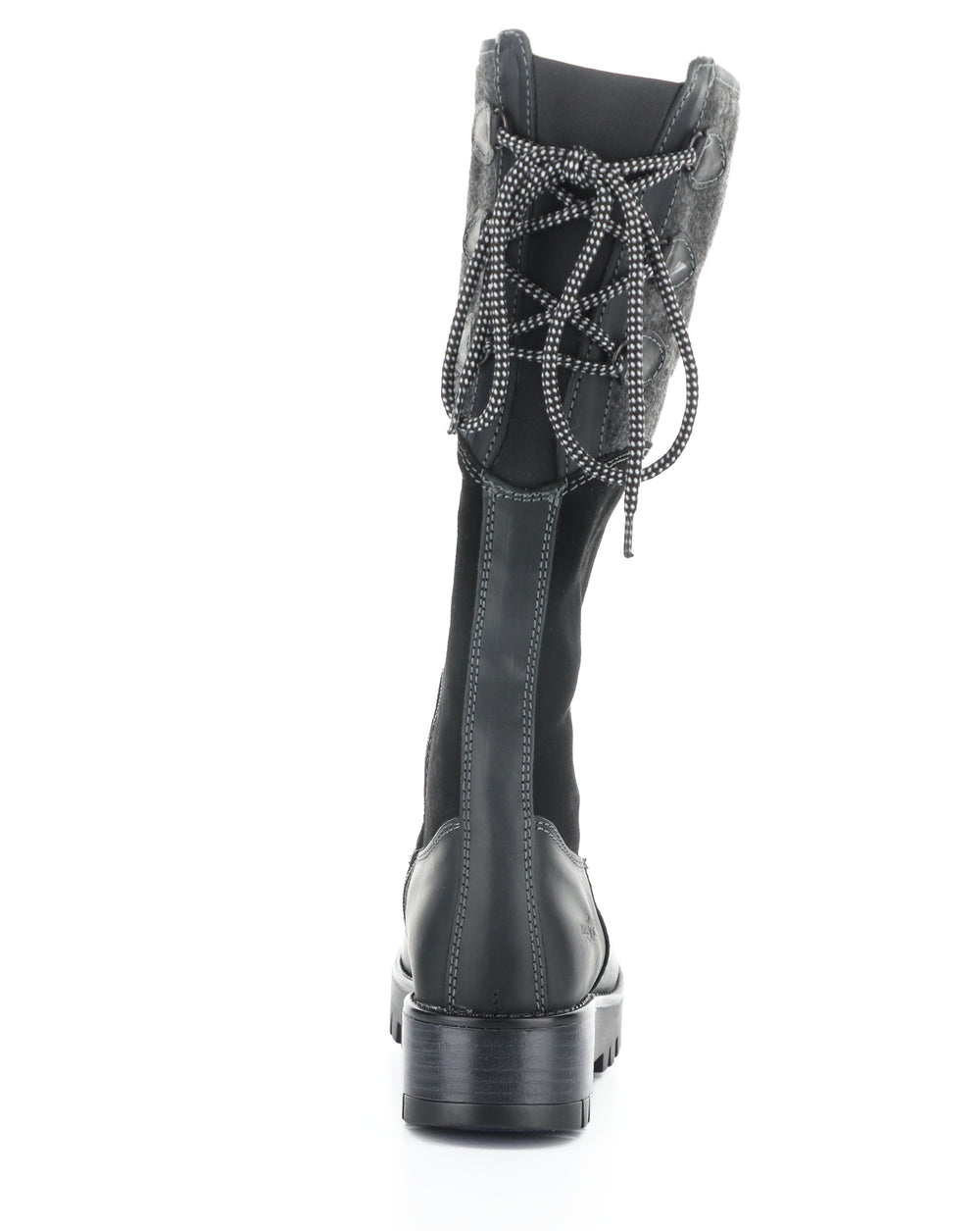 Goose Prima Black/Black Round Toe Boots