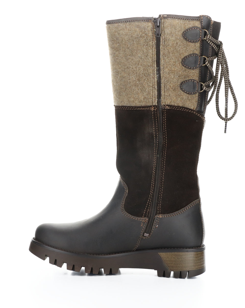 Goose Prima Dk Brown/Coffee Round Toe Boots