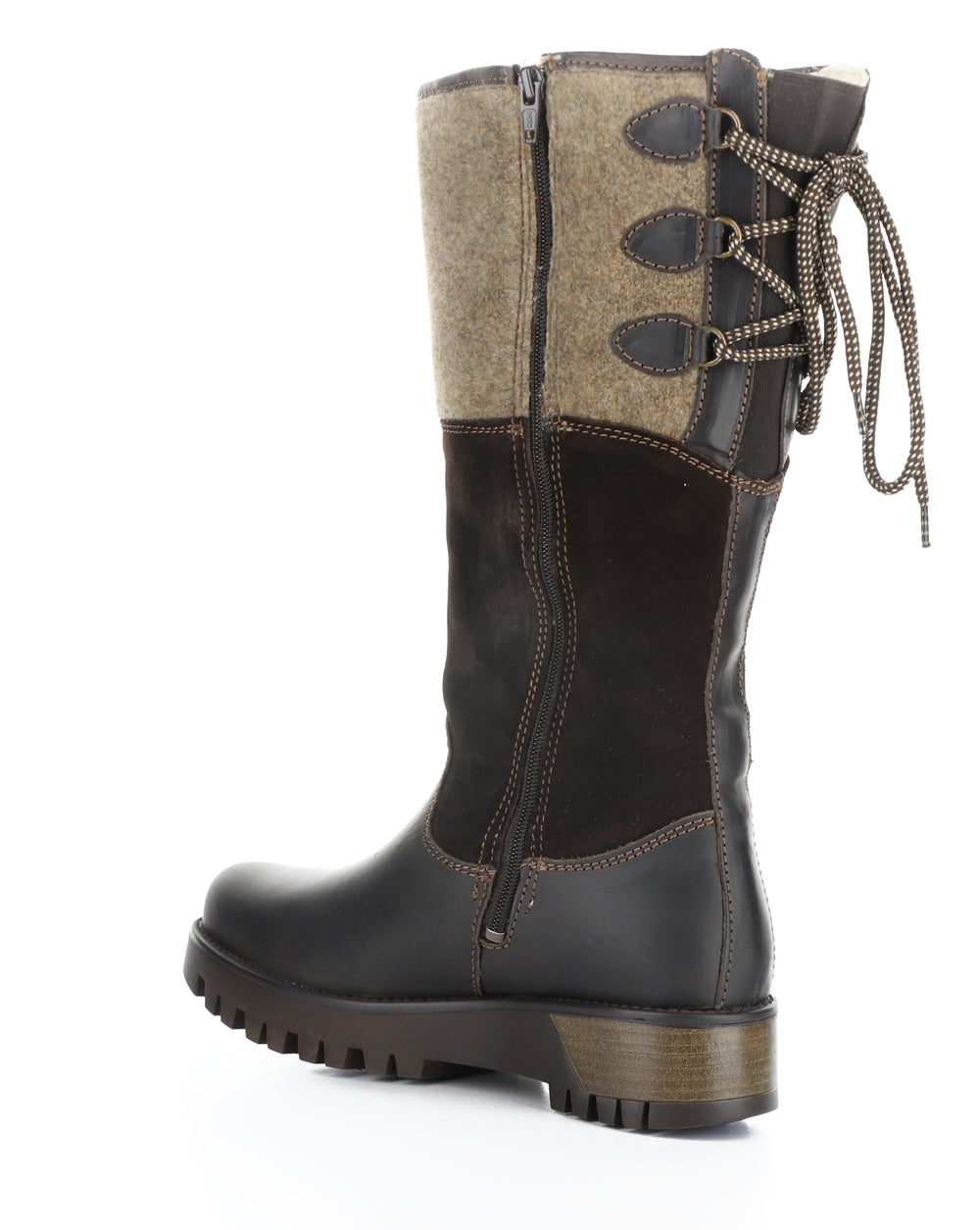 Goose Prima Dk Brown/Coffee Round Toe Boots