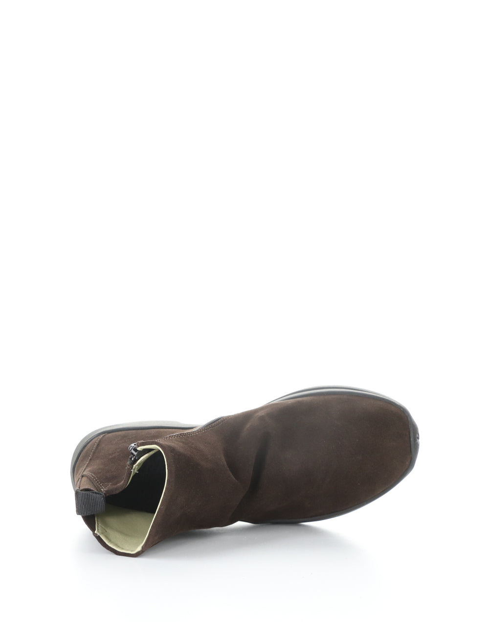 GUJY812SOF 004 DK BROWN Round Toe Boots