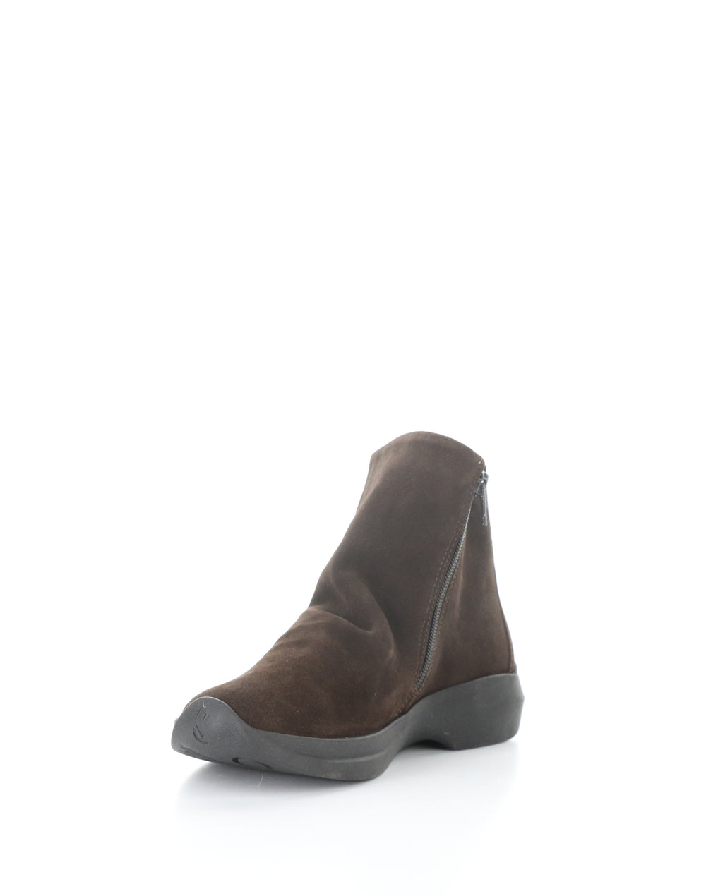GUJY812SOF 004 DK BROWN Round Toe Boots