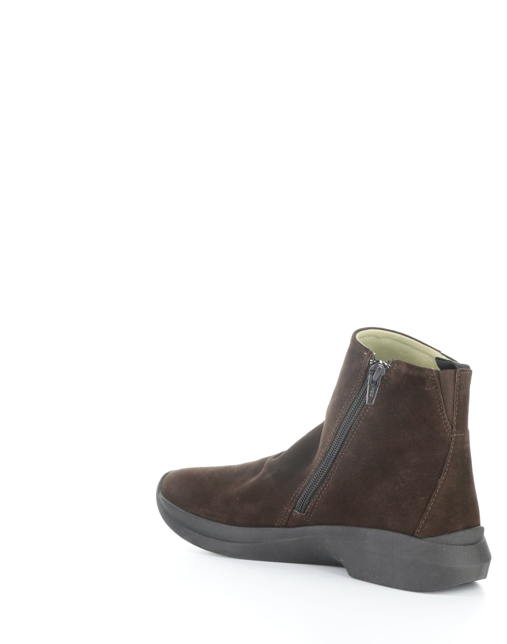 GUJY812SOF 004 DK BROWN Round Toe Boots