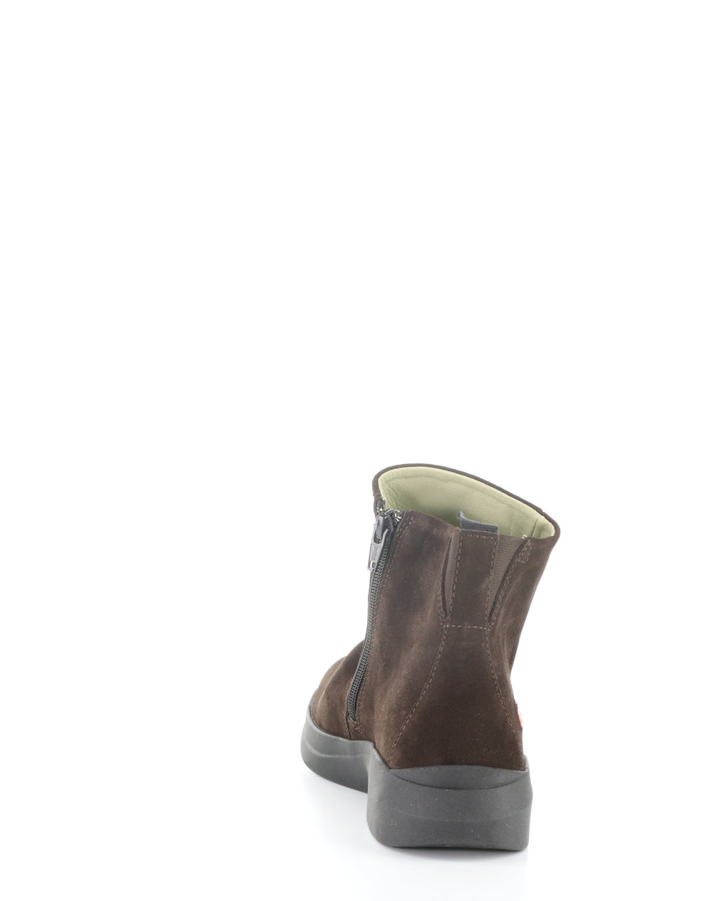 GUJY812SOF 004 DK BROWN Round Toe Boots