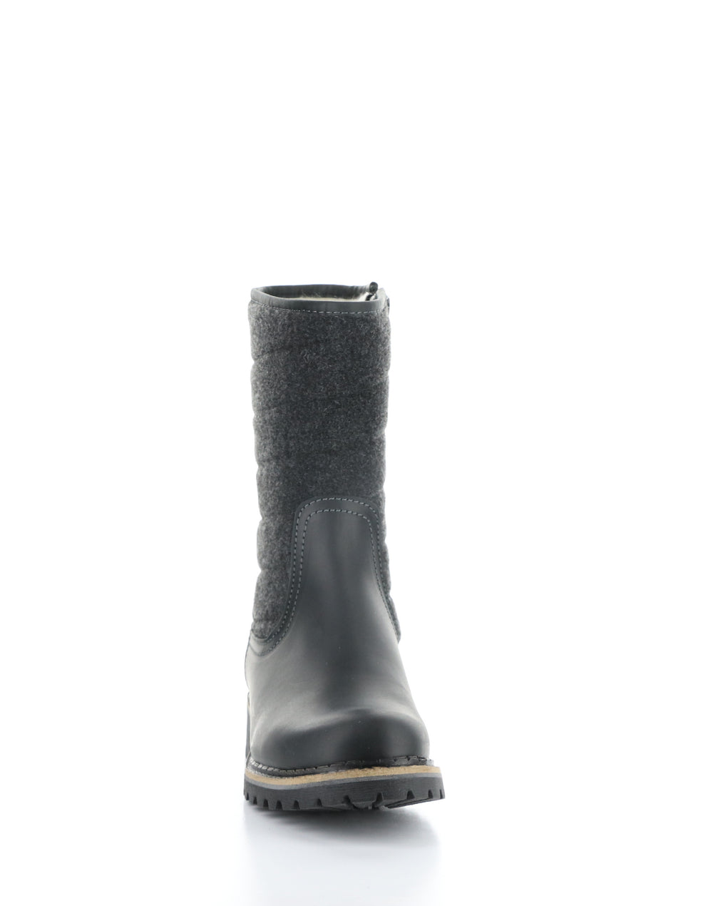 HARLYN BLACK Round Toe Boots