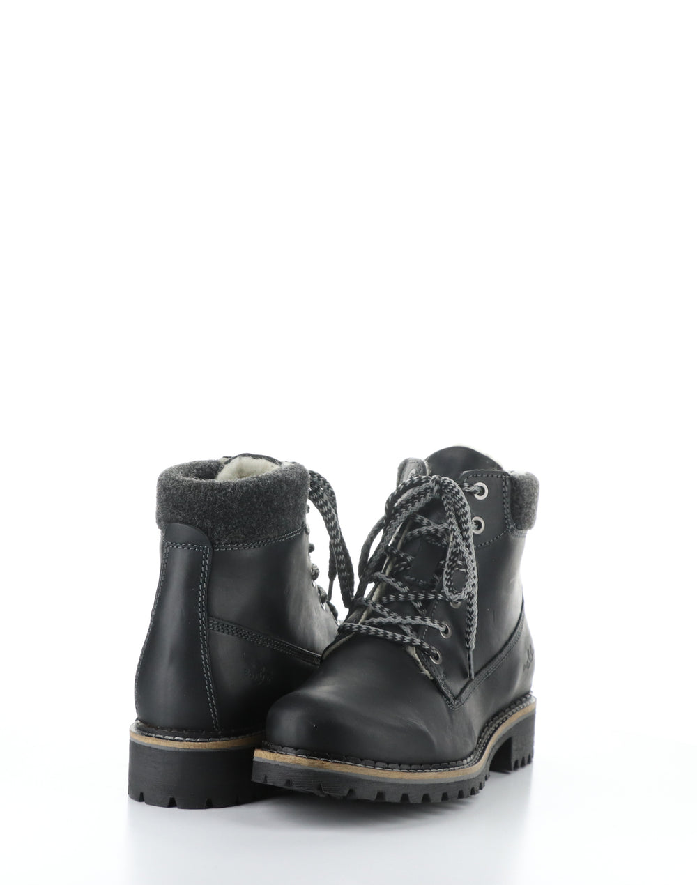 HARTT BLACK/PRETO Round Toe Boots