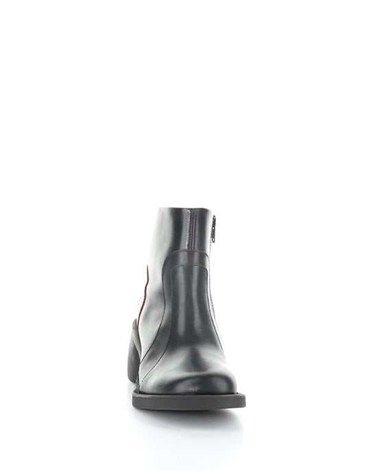 Hewi304Fly 001 Black/Red Round Toe Boots