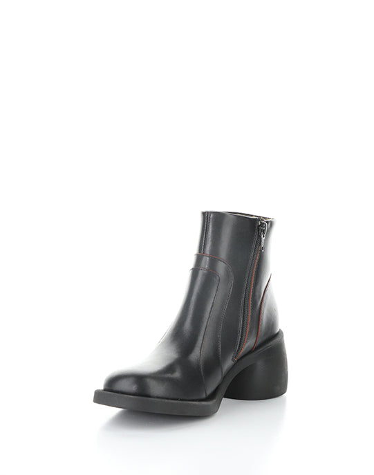 Hewi304Fly 001 Black/Red Round Toe Boots