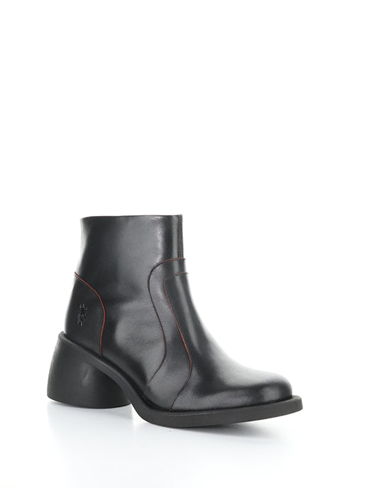 Hewi304Fly 001 Black/Red Round Toe Boots