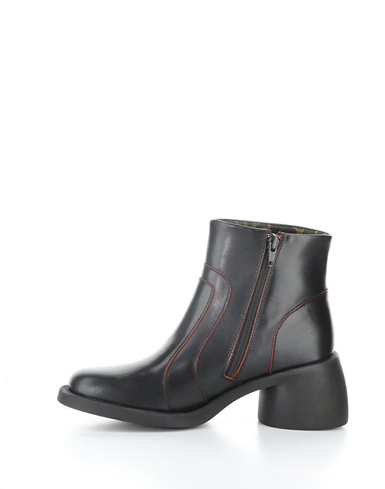 Hewi304Fly 001 Black/Red Round Toe Boots