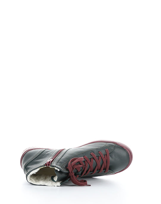 Ibbi653Sofw Forest Green/Dk Red Hi-Top Shoes