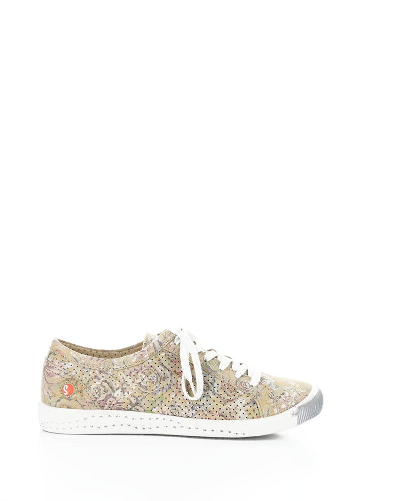 ICA388SOF 070 CREAM FLORAL PRINT LEA