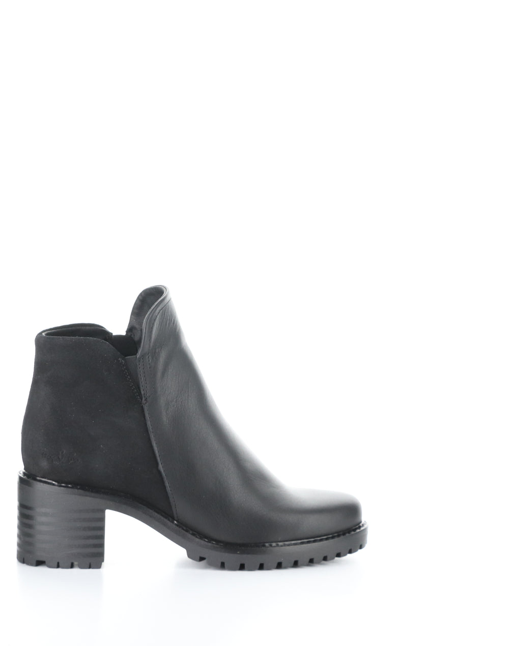 Inara Black Round Toe Boots