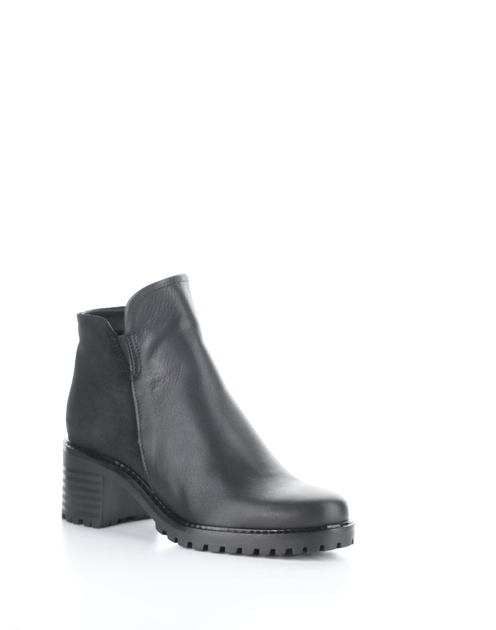 Inara Black Round Toe Boots