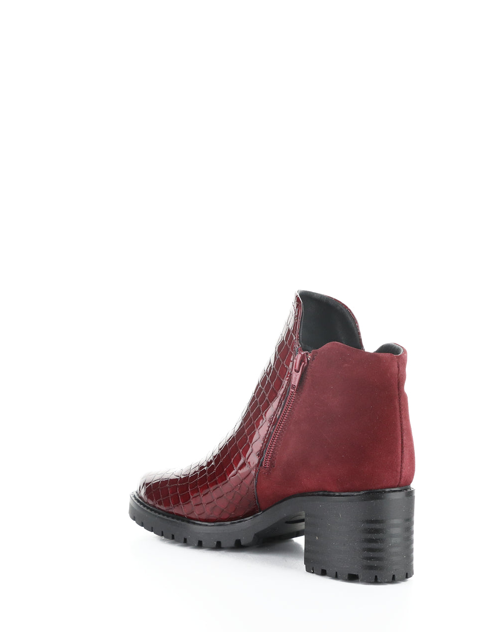 Inara Red/Sangria Crocco Print/Suede