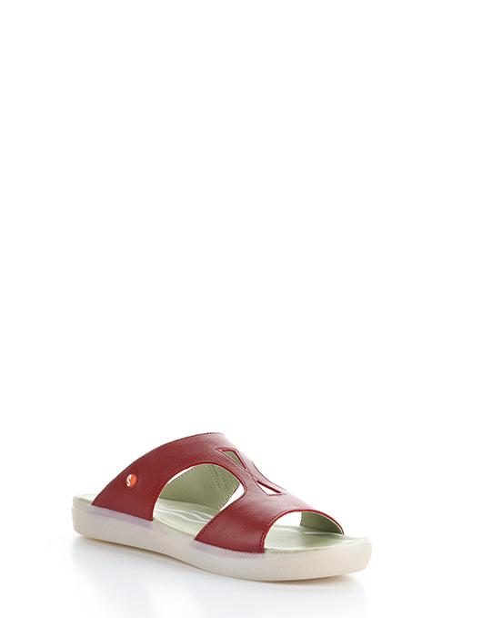 INBEY745SOF 002 RED SMOOTH LEATHER