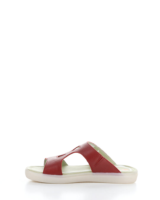 INBEY745SOF 002 RED SMOOTH LEATHER