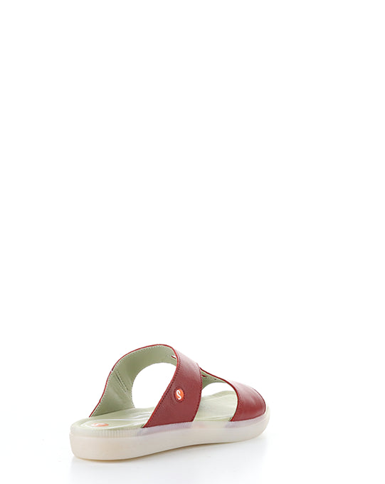 INBEY745SOF 002 RED SMOOTH LEATHER