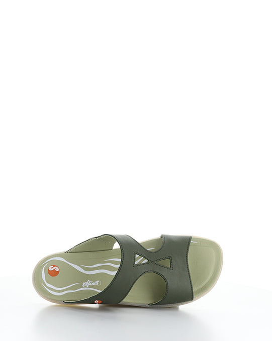 Inbey745Sof 003 Olive Velcro Sandals