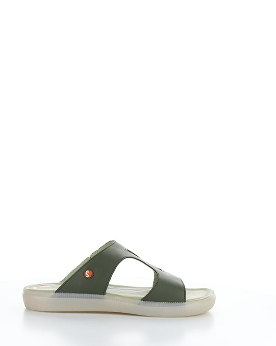 Inbey745Sof 003 Olive Velcro Sandals