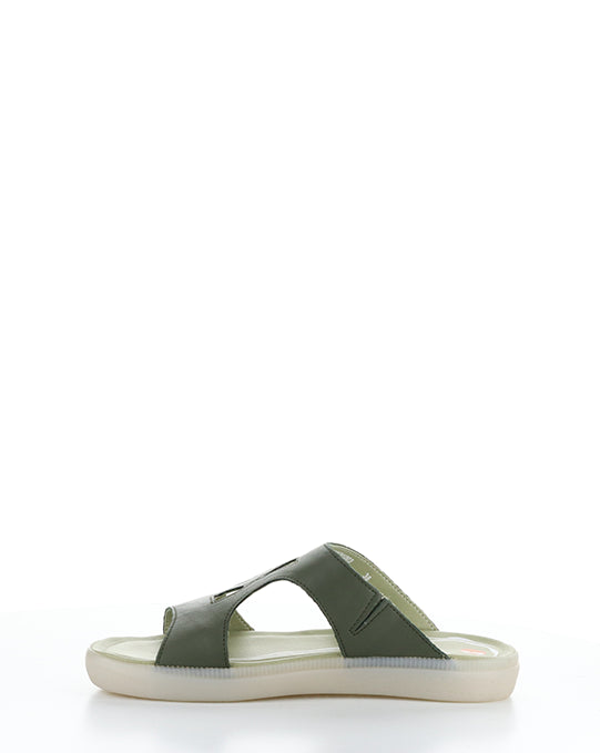 Inbey745Sof 003 Olive Velcro Sandals