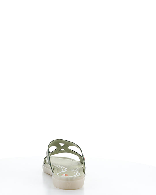 Inbey745Sof 003 Olive Velcro Sandals