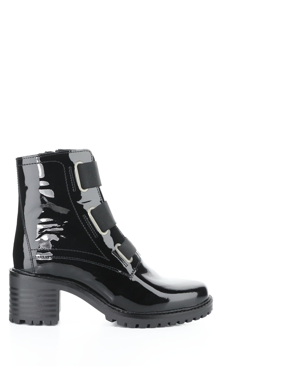 Indie Black Patent/Elastic