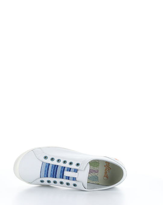 Irit637Sof 002 White/Blue Elasticated Shoes