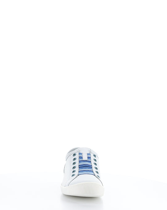 Irit637Sof 002 White/Blue Elasticated Shoes