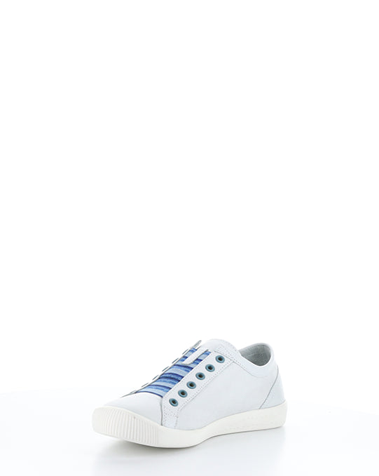 Irit637Sof 002 White/Blue Elasticated Shoes