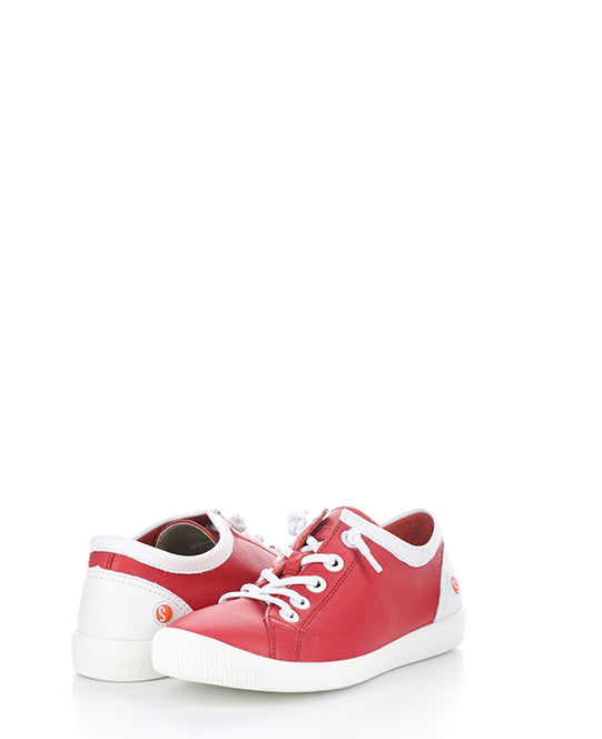 Isla2557Sof 038 Cherry Red/Wht Round Toe Shoes