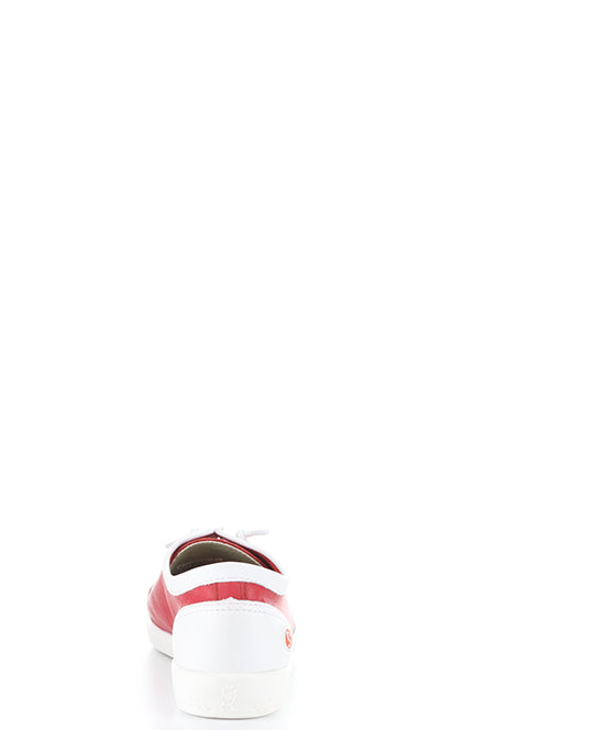 Isla2557Sof 038 Cherry Red/Wht Round Toe Shoes
