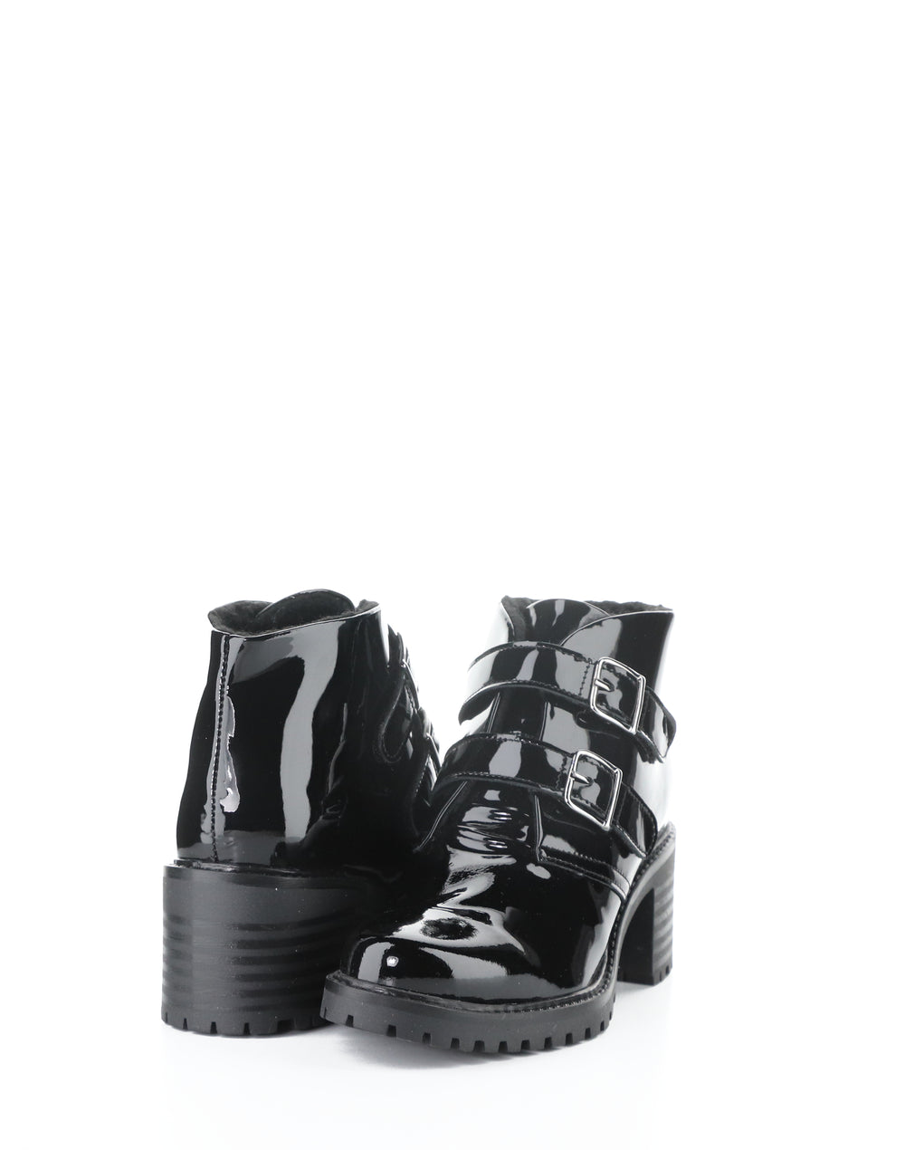 Issey Black Velcro Boots