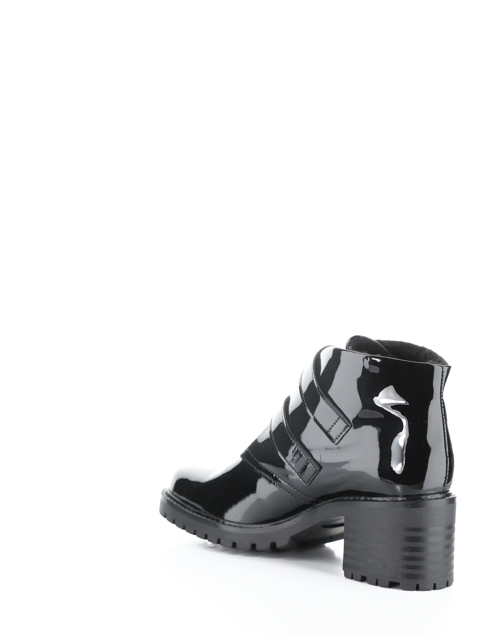 Issey Black Velcro Boots