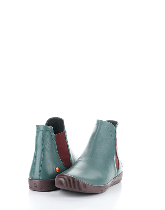 Itzi650Sof 021 Teal/Red Smooth Leather