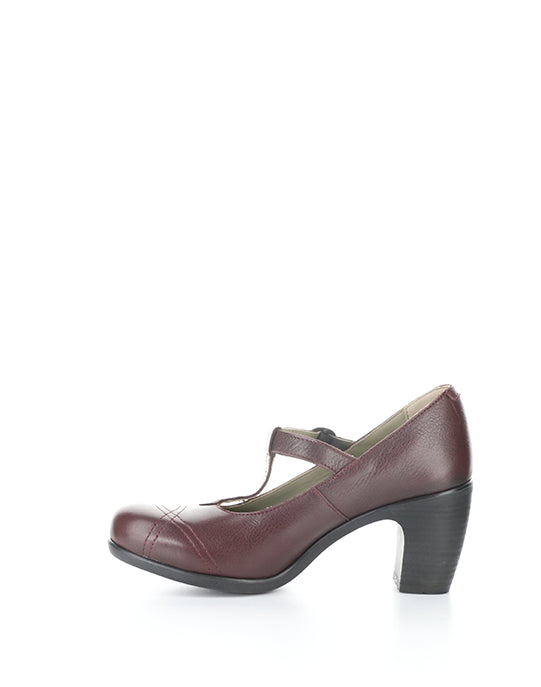 Kiai175Fly 008 Merlot Round Toe Shoes