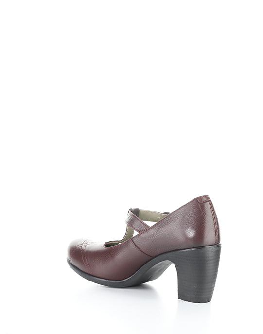 Kiai175Fly 008 Merlot Round Toe Shoes