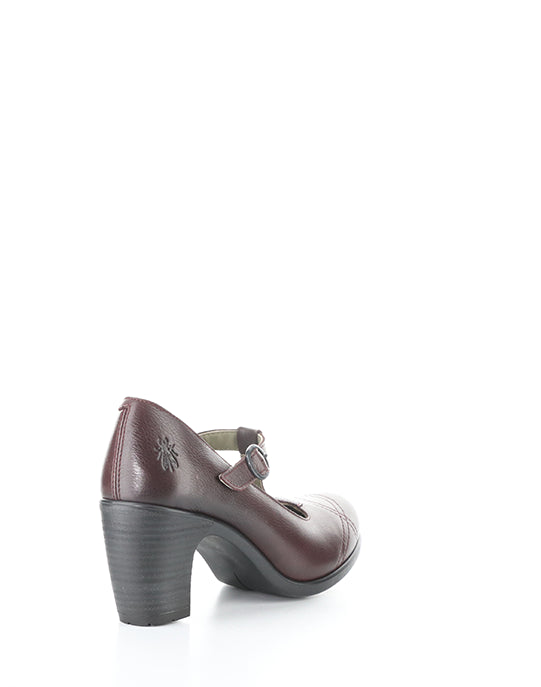 Kiai175Fly 008 Merlot Round Toe Shoes