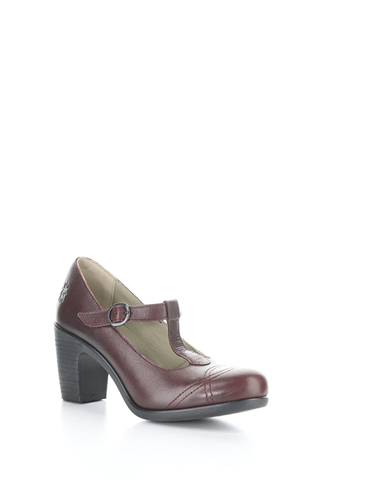Kiai175Fly 008 Merlot Round Toe Shoes