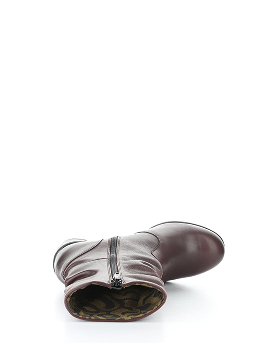 Klei152Fly 006 Merlot Round Toe Boots