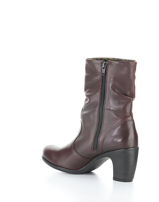 Klei152Fly 006 Merlot Round Toe Boots
