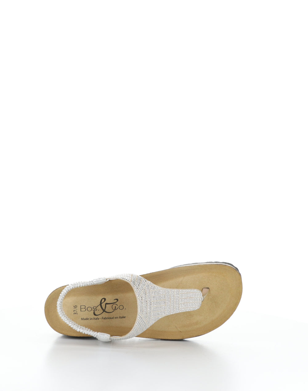 LILA SILVER Round Toe Sandals