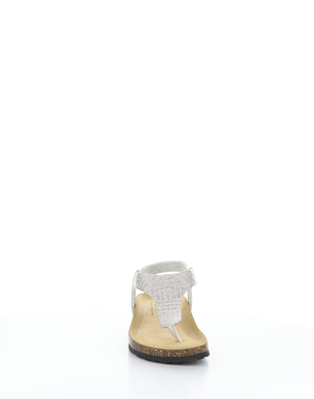 LILA SILVER Round Toe Sandals