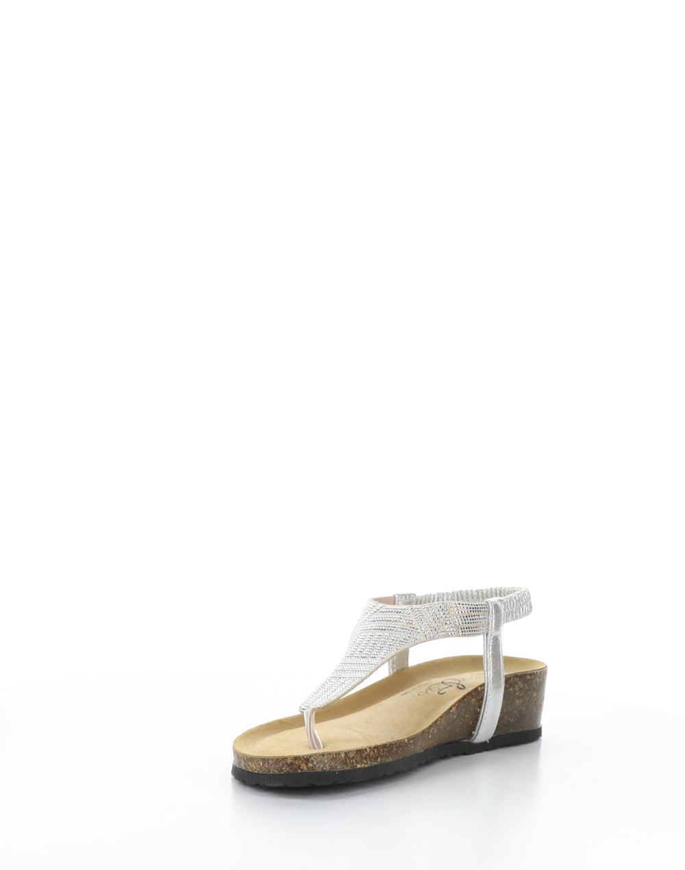 LILA SILVER Round Toe Sandals