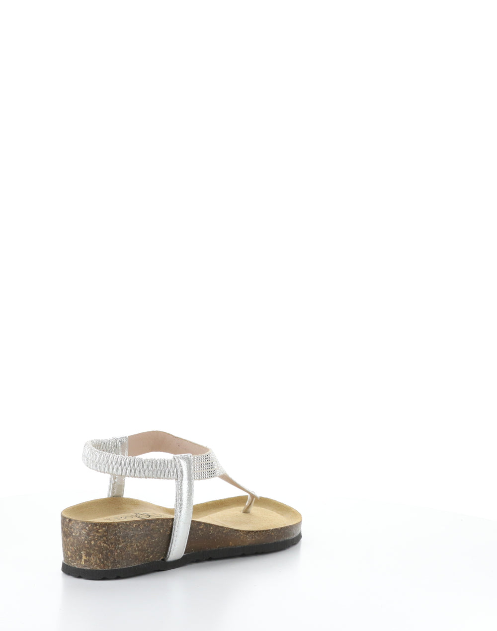 LILA SILVER Round Toe Sandals